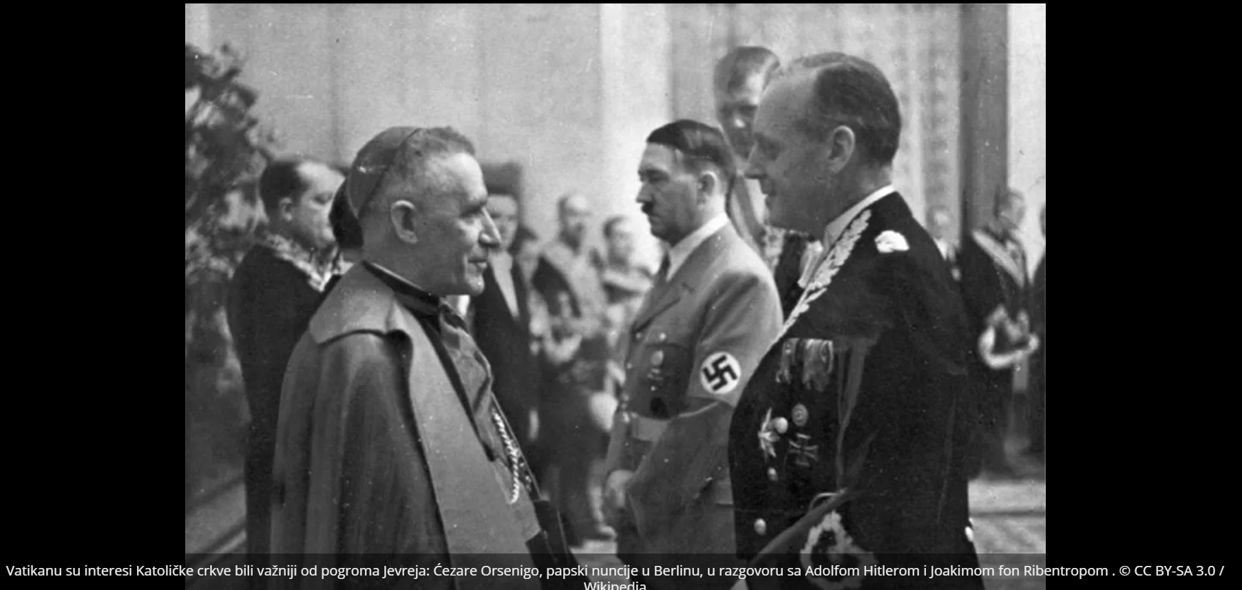 папа прећутао нацистичке злочине